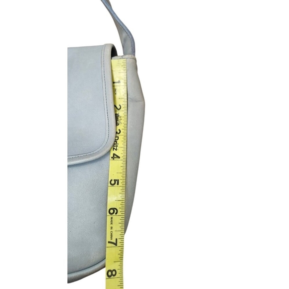 Coach Vintage - UNEVEN Color Soho Bedford Flap Bag 4164 - Periwinkle, Adjustable - Picture 14 of 16
